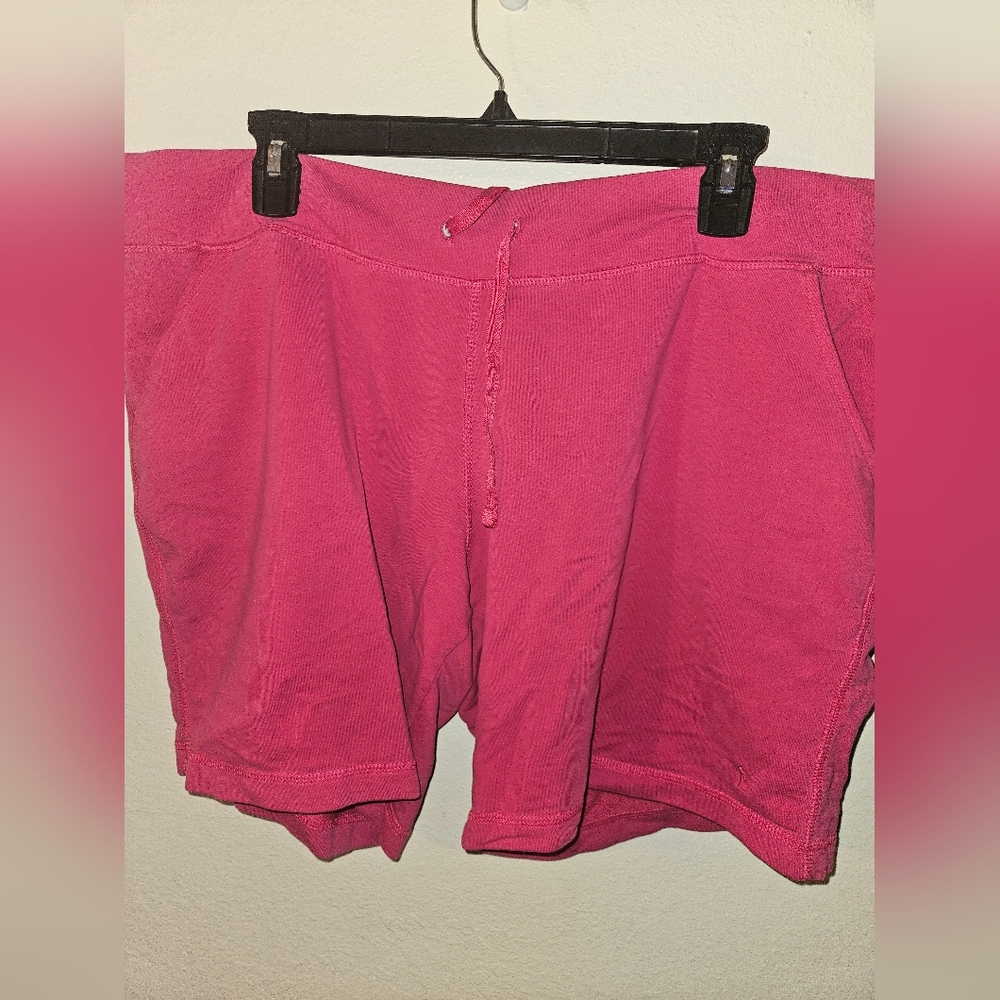 Danskin Now Womans Pink Athletic Shorts Size Xl (16-18